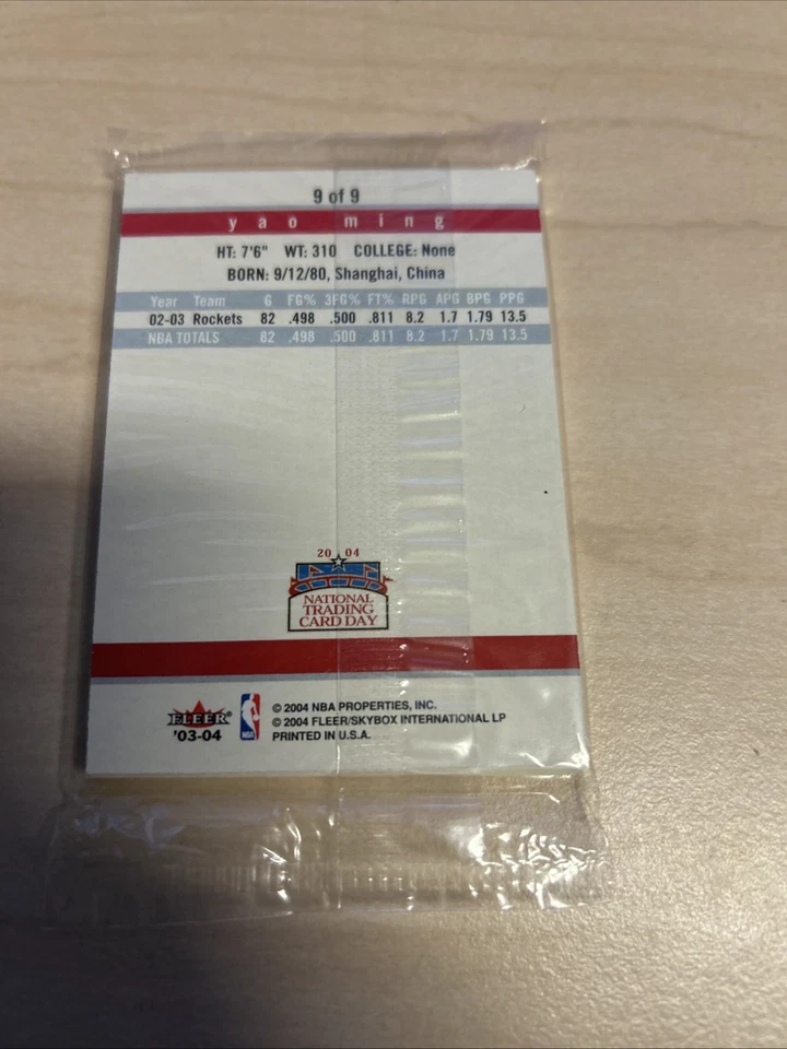 2004 National Trading Card Day SEALED Manning Carmello Anthony RC - Image 4 of 4