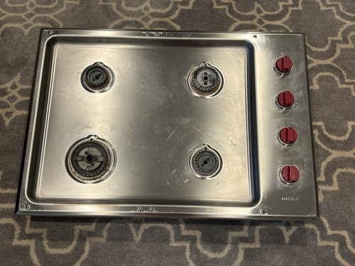 Wolf 30" 4 Dual-Stacked Sealed Burners Professional Gas Cooktop CG304PS CG304P/S - Picture 4 of 19