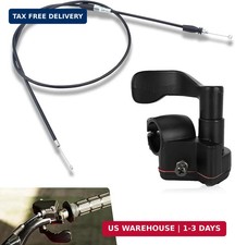 7/8" 22mm Thumb Throttle Kit, Thumb Throttle Cable Accelerator Handle Assembly,