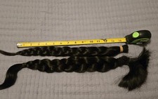 14" Natural black hair braids 2