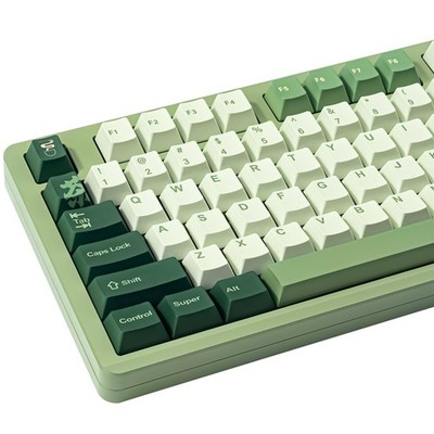 Matcha Green PBT Keycap - Cherry Profile, 5 Side Dye Sublimation Custom Key C...