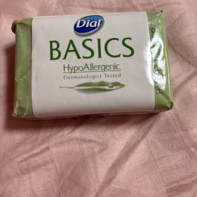 NEW Sealed! Dial Basics Hypoallergenic Dermatologist Tested Soap 3.2 Oz Bar