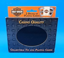 HARLEY DAVIDSON Playing Cards, Sealed in box, 2 Decks in Collector's Tin
