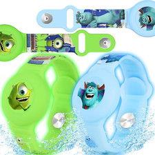 2 Pack Airtag Bracelet for Kids, Waterproof Cute Cartoon Air Tag Holder Kids wit