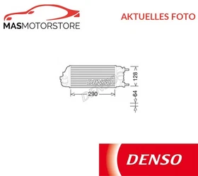 LADELUFTKÜHLER KÜHLER LADELUFT DENSO DIT09115 P NEU OE QUALITÄT