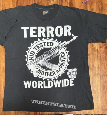 90s Terror Worldwide Remake T shirt Black tee Concert On Tour tee NH26998