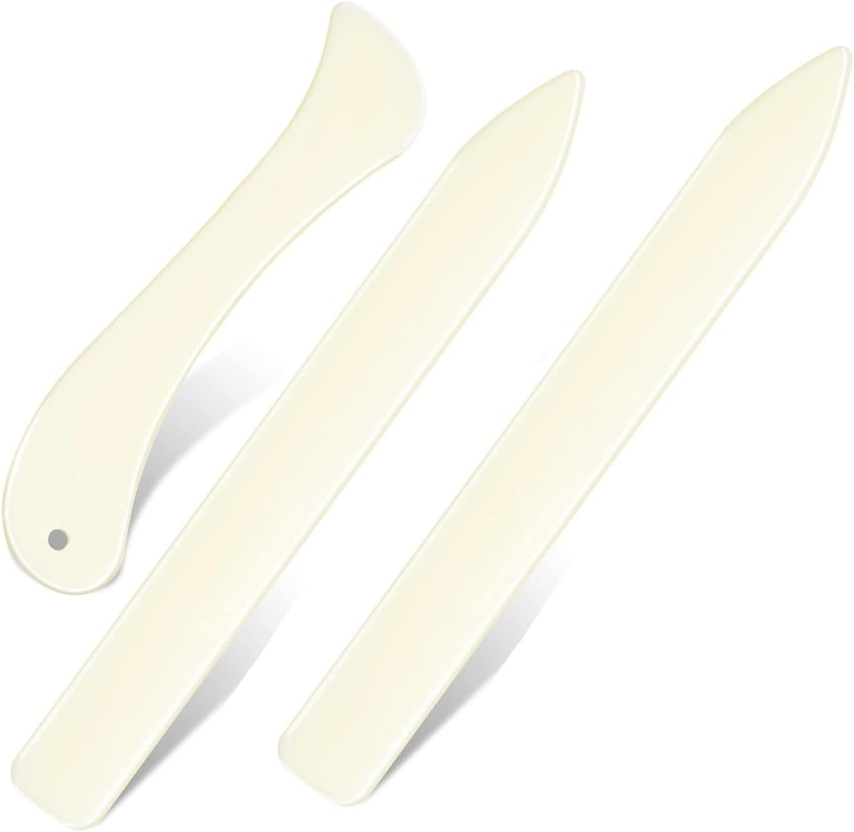 Curved and Straight Bone Folders - 3PCS Paper Creaser Set Scoring Tool,Bone Fold