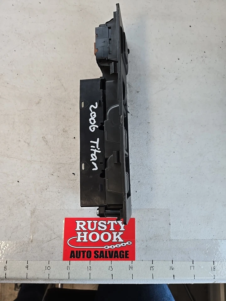 Used 2006 NISSAN TITAN ARMADA MASTER POWER WINDOW SWITCH MIRROR  809617S000 - Image 4 of 4