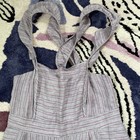 NWT Anthropologie Elevenses Nantucket Ruffled Jumpsuit Striped Linen Size 6 — photo 6