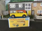 VINTAGE LESNEY-MATCHBOX 1-75 SERIES No18F FIELD CAR, 1970 YELLOW EX-COND BOXED
