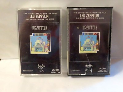 Led Zeppelin - OST from 'The Song Remains The Same' Double Cassette Album (1976)