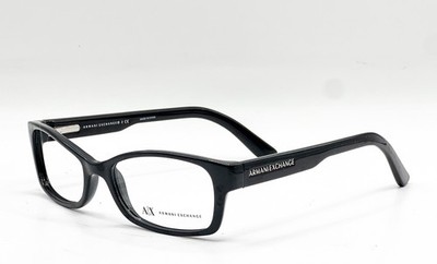NEW ARMANI EXCHANGE AX 3017 8004 BLACK AUTHENTIC EYEGLASSES 52-16