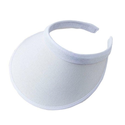Lady Fashion Large Clip On Visor Wide Brim Sun UV Protection Cap Cover Hat Women - Picture 11 of 34