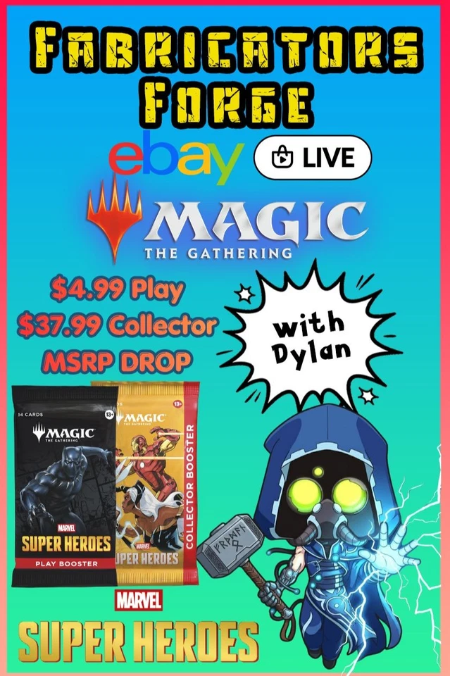 🔥🧙🏻‍♀️MTG MSRP DROP Super Heroes Release Stream🔥🧙🏻‍♀