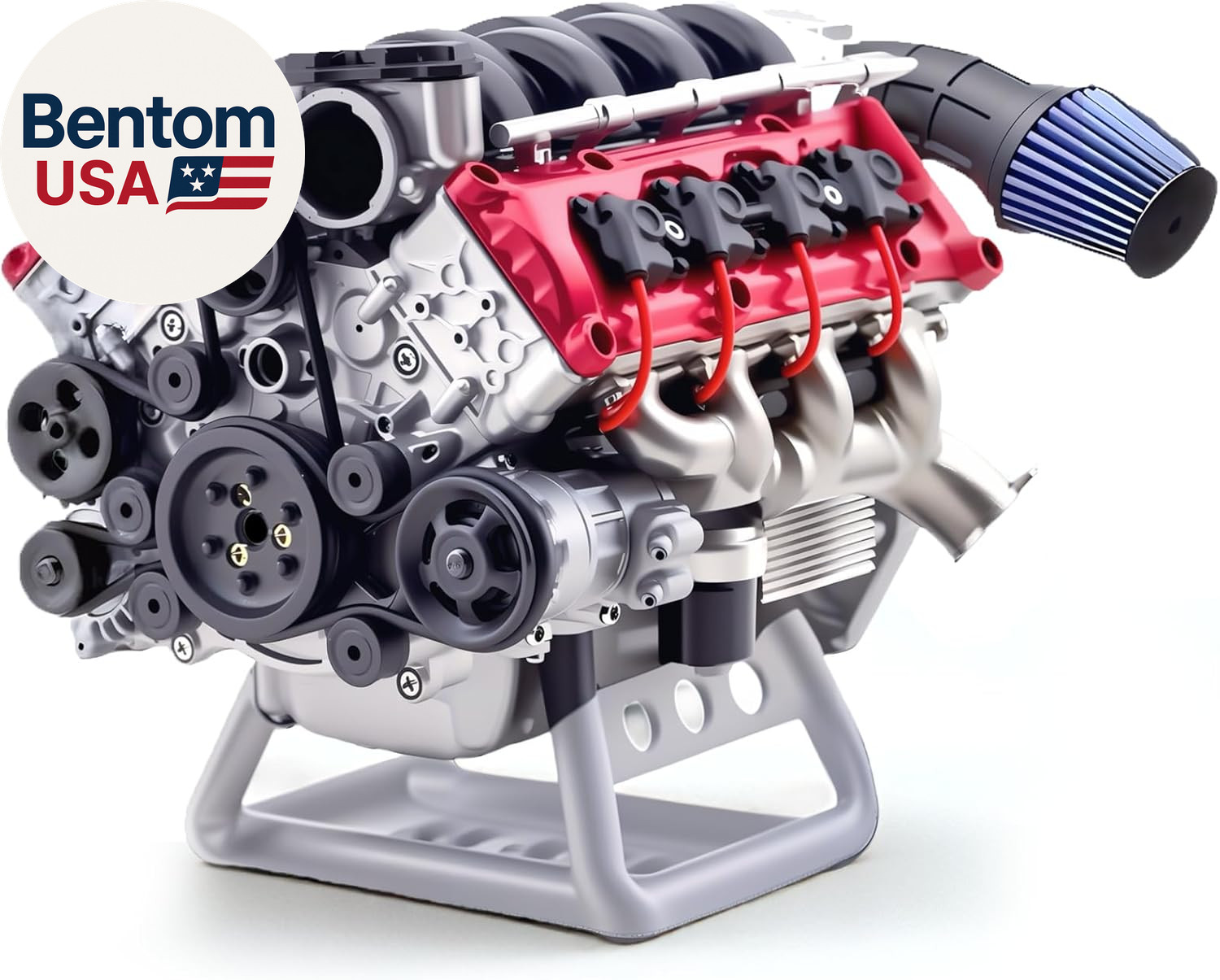 Mini V8 Engine Kits That Runs - V8 Engine Model Kits, Cison Engine MAD Miniature