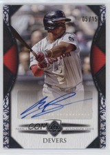 2024 Topps Transcendent Collection VIP Party /15 Rafael Devers #VIPA-RD Auto