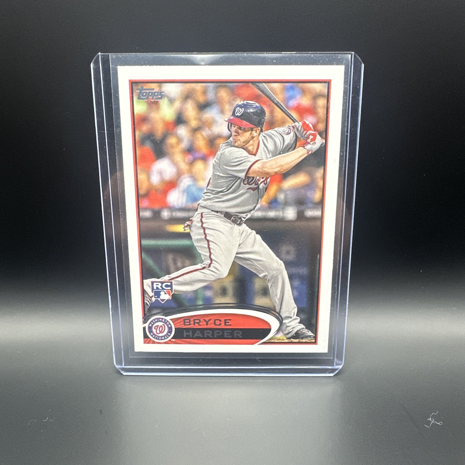 2012 Topps - Bryce Harper #661 Batting, Blue Helmet (RC)