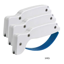 3x Knife & Tool Sharpener, Restores, Hones & Sharpens Straight & Serrated Knives