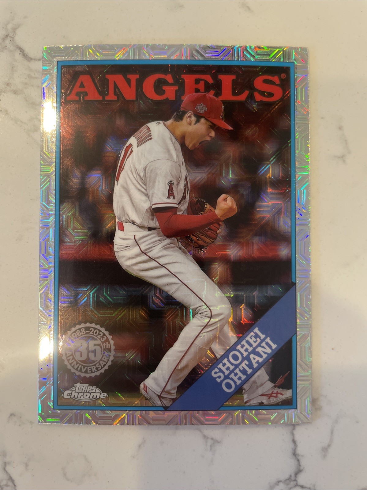 2023 Topps Series 1 Shohei Ohtani 1988 Topps Chrome Silver Pack #T88C-27