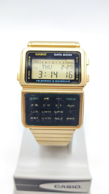 Vintage Casio DBC-600G Telemo Schedule Databank Calculator Watch