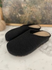 Rothy  s The Casual Clog Soft Black Merino Wool Womens Size 11