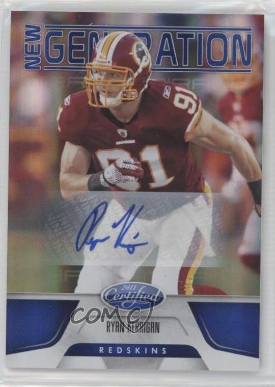 2011 Certified New Generation Mirror Blue /100 Ryan Kerrigan #235 Rookie RC oh4