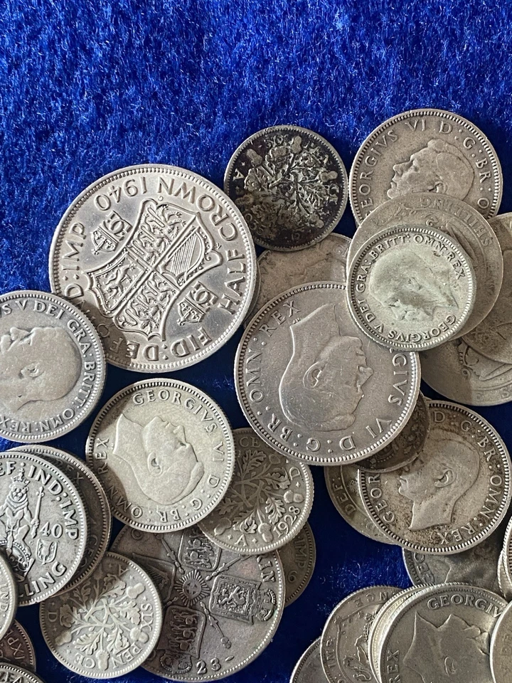 1 Troy Oz Of Pre 1947 UK .500 Silver Coins - Investment Bullion - LOW PRICE! - Image 4 of 4