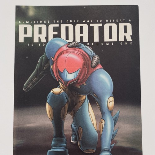 Metroid Fusion Game Boy GBA Promo Poster Authentic Rare Nintendo 2000s Print Ad - Bild 3 von 5