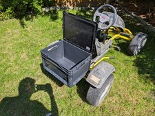 Box mit Deckel für Berg GoKart XL, Kettcar, Tretauto, schwarz, NEU, wie Anhänger