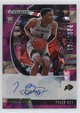 2020-21 Panini Prizm Draft Picks Prospect Purple Ice 50/99 Tyler Bey Auto 17hq