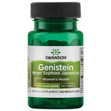 Swanson Soy Free Genistein Capsules 60 Count Women's Nutritional Supplement