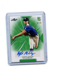 2021 Leaf Perfect Game Autographs Green Kyle McCoy Auto 6/10