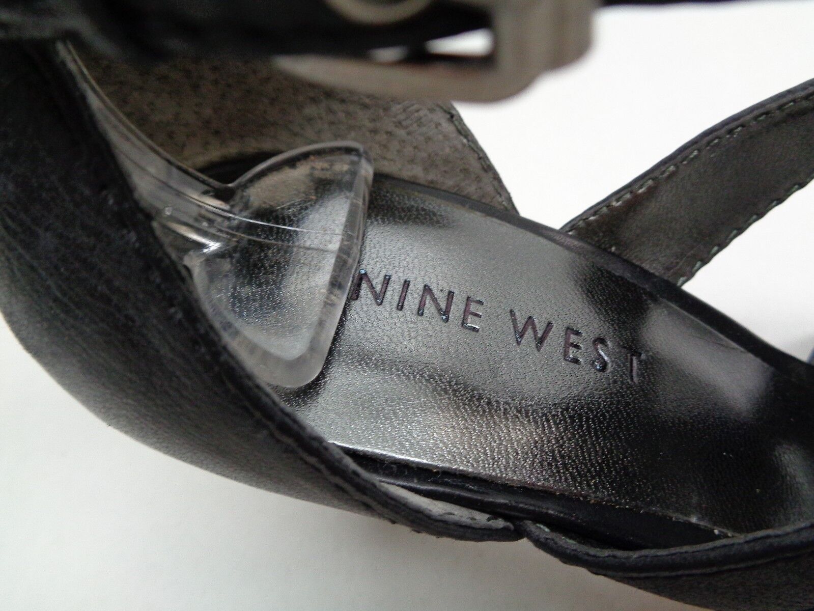 Nine West Size 6 M LESTYLE Black Leather Heels Heels Heels Sandals New Womens shoes a281a9 Nine West Size 6 M LESTYLE Black Leather Heels Heels Heels Sandals New Womens shoes a281a9