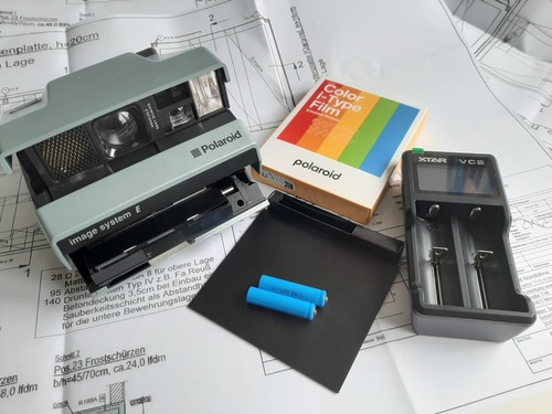POLAROID Image System E instant Kamera mit Adapter for i-Type Film - Lot 4 - Bild 7 von 8