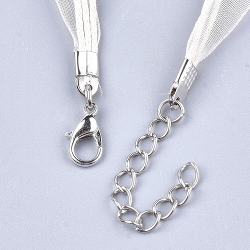 100x Cordón encerado Organza Cinta Collar Fabricación con Cierre de Garra de Langosta 7mm 17.6" - Imagen 12 de 70