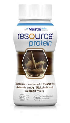 Nestle Resource Protein 6x4x200ml Schokolade eiweißreich hochkcal Trinknahrung