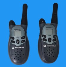 Set of 2 Motorola Talkabout T5000 22-Channel 2-Way Radio Walkie Talkies Only