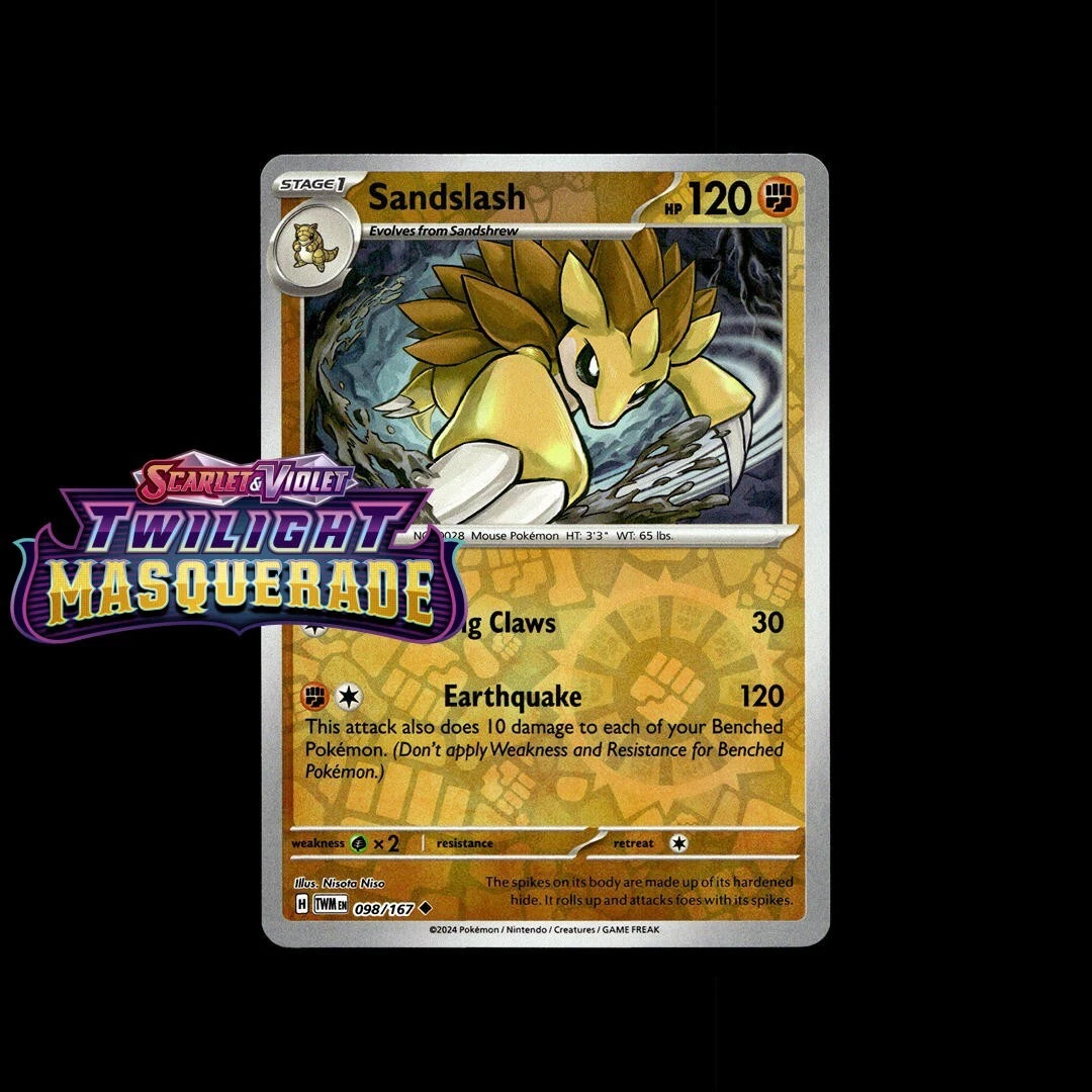 pokemon card shows chicago Sandslash - Pokemon Card 151 - 028/165 main image 1