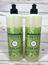 Mrs. Meyer's Clean Day IOWA PINE Dish Soap Limited Edition Scent 16oz (2 Pack)
