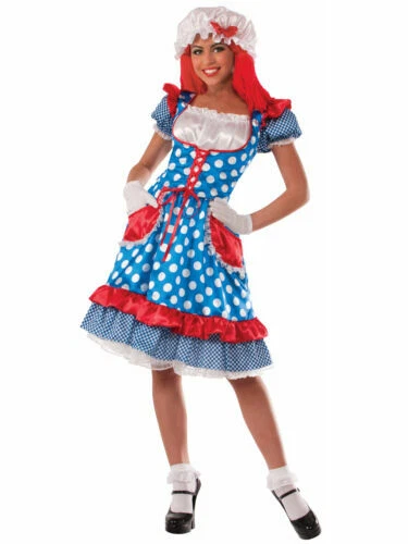 Forum Poliéster para Mujer Muñeca de trapo Disfraces