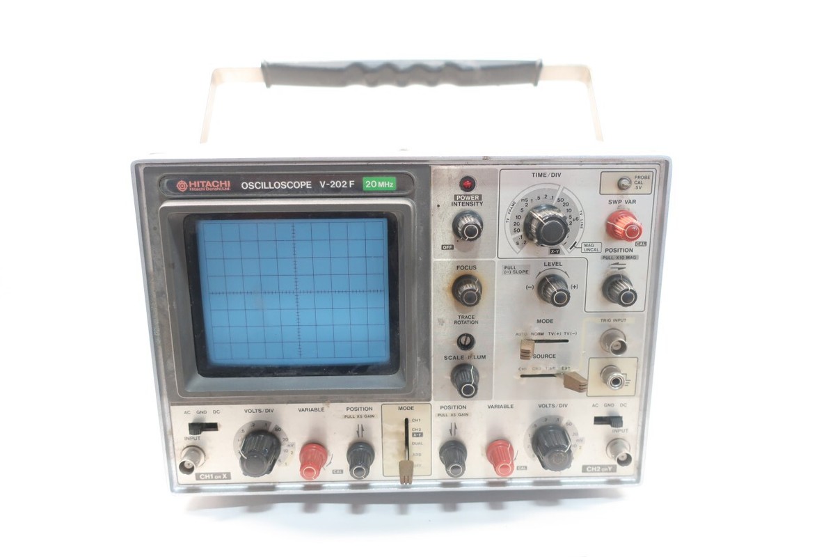Hitachi Denshi V-202F Oscilloscope 20mhz | eBay Hitachi Denshi V-202F Oscilloscope 20mhz | eBay