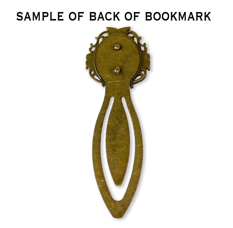 Pleasure in good book Jane Austen Quote Bookmark Metal Glass Holiday