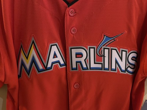 NEW Kids' (Junior) Miami Marlins Alternate Jersey Size Youth X-Large (18-20) - Picture 2 of 6