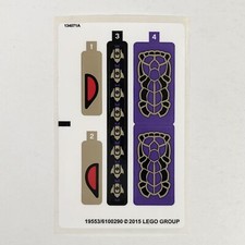 LEGO STICKER SHEET 70746 Ninjago Condrai Copter Attack Decals Stickers