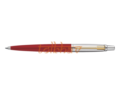 PARKER Jotter Kugelschreiber In Rot – Mit Edelstahlblende, Inkl. Geschenkbox & Patronen