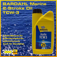 Bardahl Marine 2-Stroke Oil TCW-3 - 1 Liter-Flasche