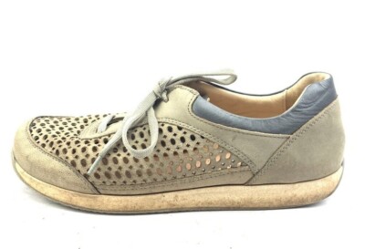 HELVESKO DAMENSCHUHE HALBSCHUHE BALLERINAS GR: 38 UK: 5 GRAU