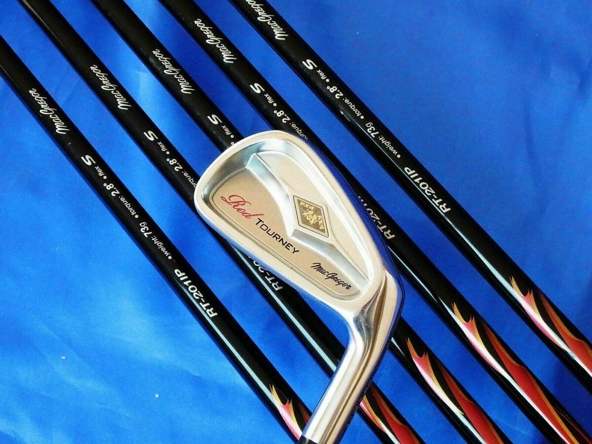 MACGREGOR RED TOURNEY 6PC S-FLEX JAPAN Limited MODEL IRONS MACGREGOR RED TOURNEY 6PC S-FLEX JAPAN Limited MODEL IRONS