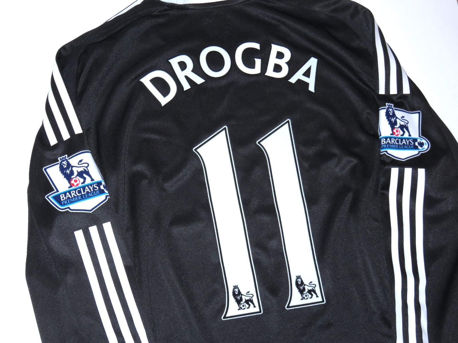 2008-2009 Adidas Formotion Chelsea FC Didier Drogba Long Sleeve Kit ...