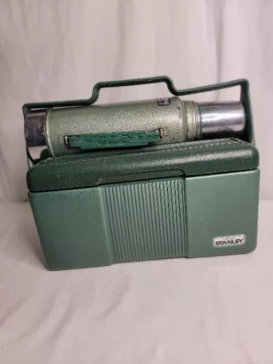 VTG Stanley Aladdin Insulated Lunch Box Cooler w/ 32oz Thermos Cup Combo -  Green